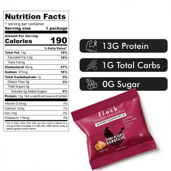 Terry Blacks Chicken Chips Smoky Barbecue Protein Snack-1