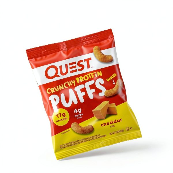 Quest Cheddar Protein Puffs High Protein Low Carb Snack-3