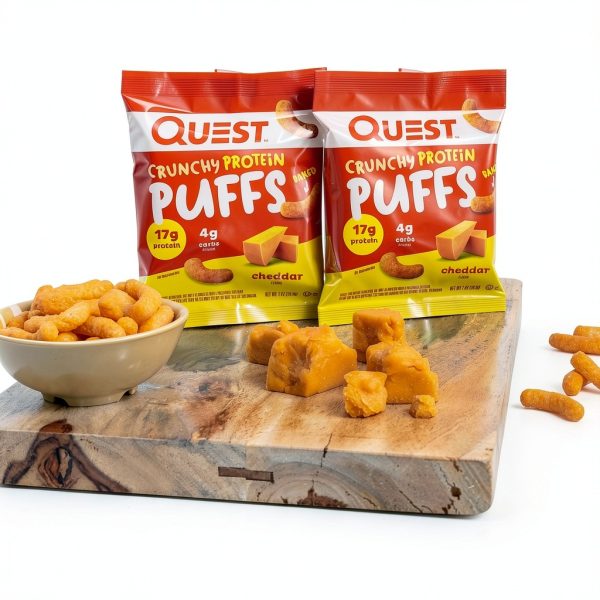 Quest Cheddar Protein Puffs High Protein Low Carb Snack-4