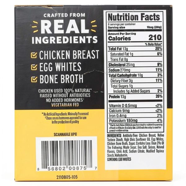 Wilde Brands Protein Snack Gluten Free Chicken Jerky-1