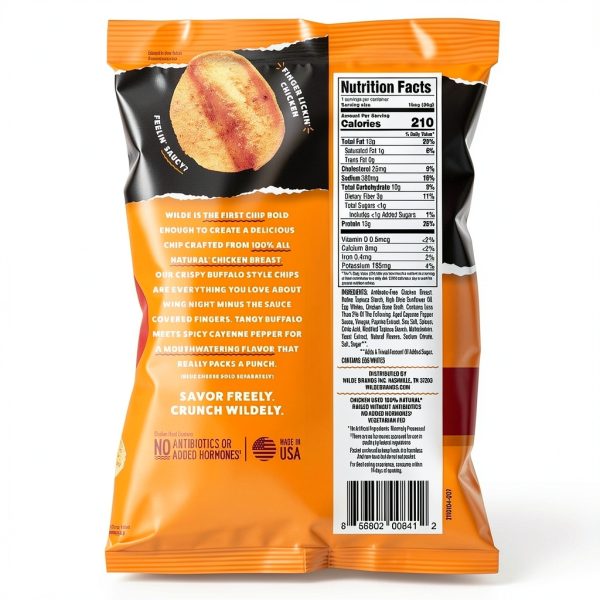 Wilde Protein Chips Low Carb Chicken Snacks Keto Friendly-1