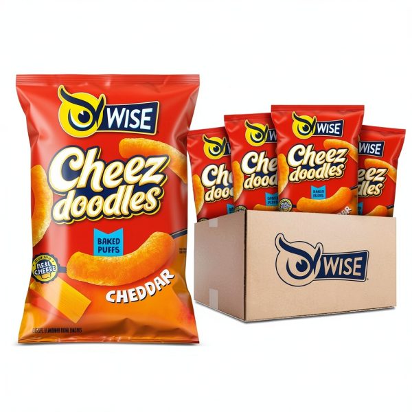 Wise snacks baked cheddar puffs gluten free cheesy snack-0
