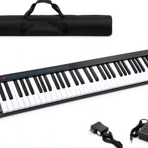 Costzon Digital Piano Black Stage Musical Instrument-0