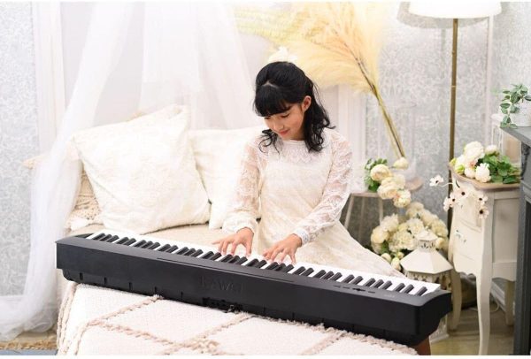 Kawai ES60 Digital Piano 88-Key Black with Hammer Lite Keyboard-8