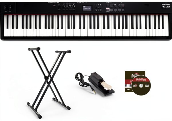 Roland RD-08 Piano USB Design Bundle with Adjustable Stand-0