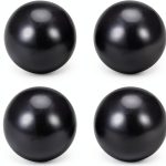 Thermoset Ball Knob M6 Female Threaded 20mm Smooth Rim Black uxcell-0