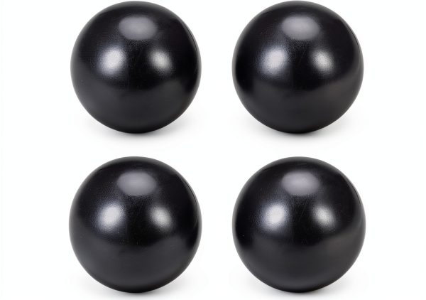 Thermoset Ball Knob M6 Female Threaded 20mm Smooth Rim Black uxcell-0