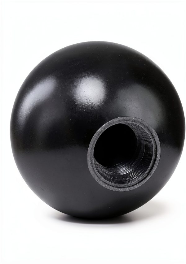 Thermoset Ball Knob M6 Female Threaded 20mm Smooth Rim Black uxcell-1