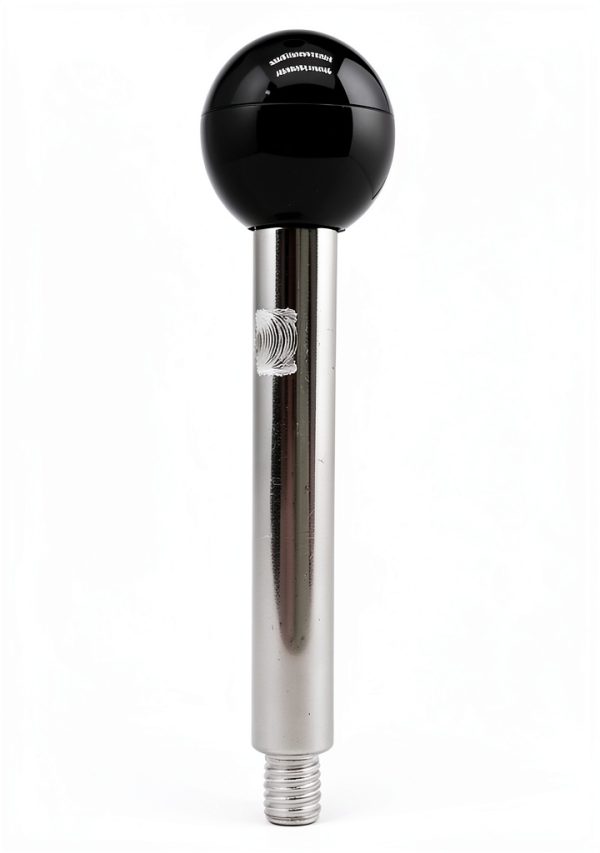 Machine Tool Handle NGe Ball Knob M8x100 - Black Metal-1