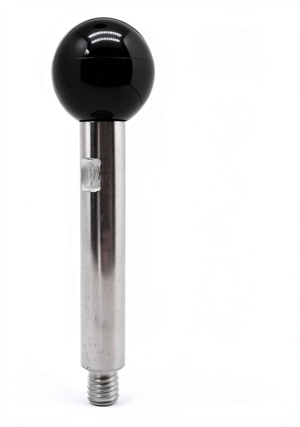 Machine Tool Handle NGe Ball Knob M8x100 - Black Metal-4