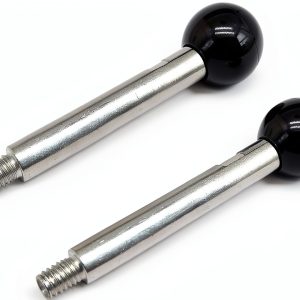 Machine Tool Handle NGe Ball Knob M8x100 - Black Metal-0