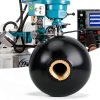 M10 Female Threaded Ball Knob – HERCHR 5pcs Black Lever for Lathe-6