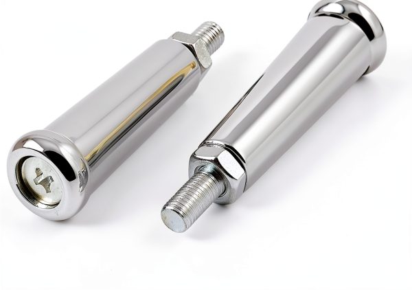 Flyshop Screw Knob Revolving Grip – Chrome Plated M10×20×107-0