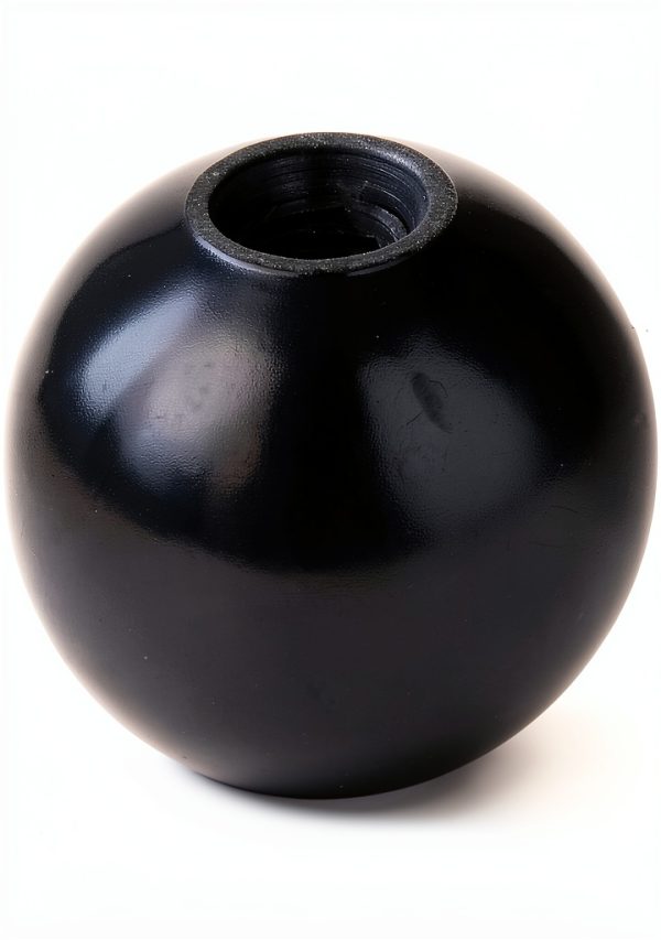 Othmro Threaded Ball Knob 20pcs 0.79in M5 Female Black Bakelite-2