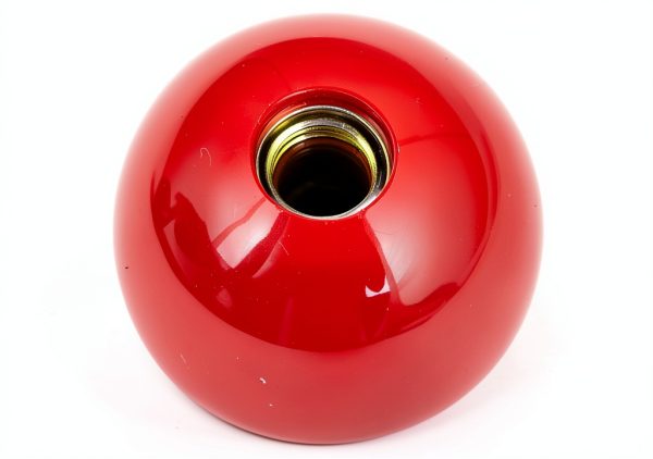 COMOK Red 5pcs 38mm Ball Knob with Threaded 10mm Hole – Sturdy Plastic-2