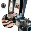 M10 Female Threaded Ball Knob – HERCHR 5pcs Black Lever for Lathe-2